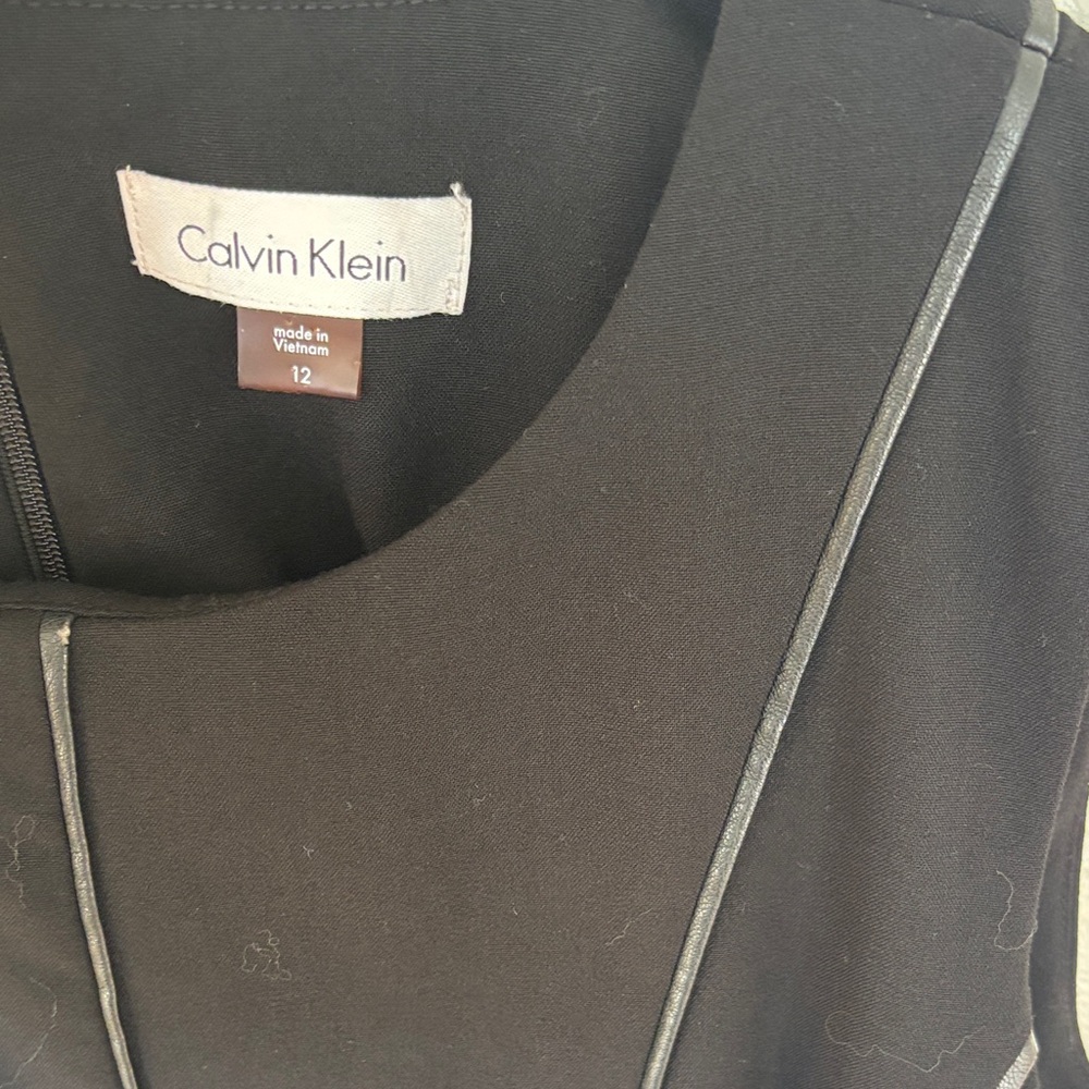 Calvin Klein Black Sleeveless Dress -162sku - Picture 2 of 5